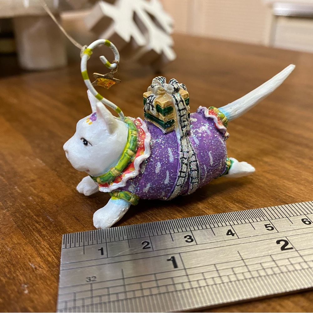 Patience Brewster Cat Mini Ornament